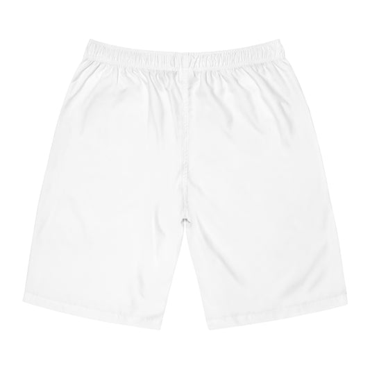 Men's Black Board Shorts with 'the CONFID' Patch — Swim Trunks
